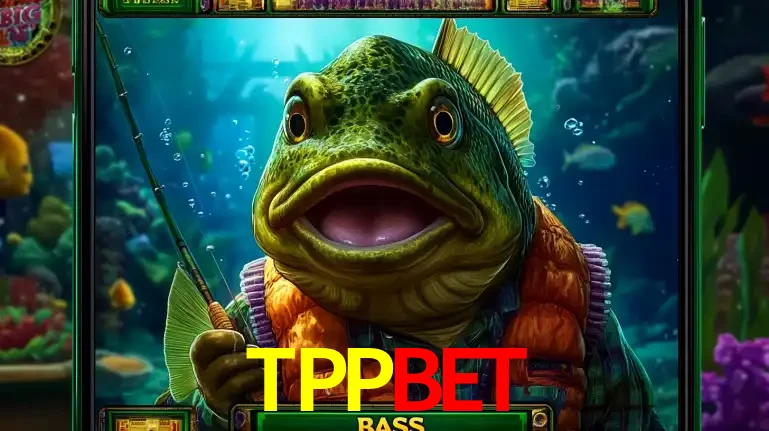 Personagem de peixe pescador do popular jogo de slot com tema de pescaria, uma das emocionantes opções de caça-níqueis para jogar e ganhar no cassino TPPBET.
